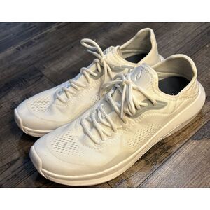 OluKai Kaholo - Mens 9 - White / White Breathable Athletic Sneakers Mesh